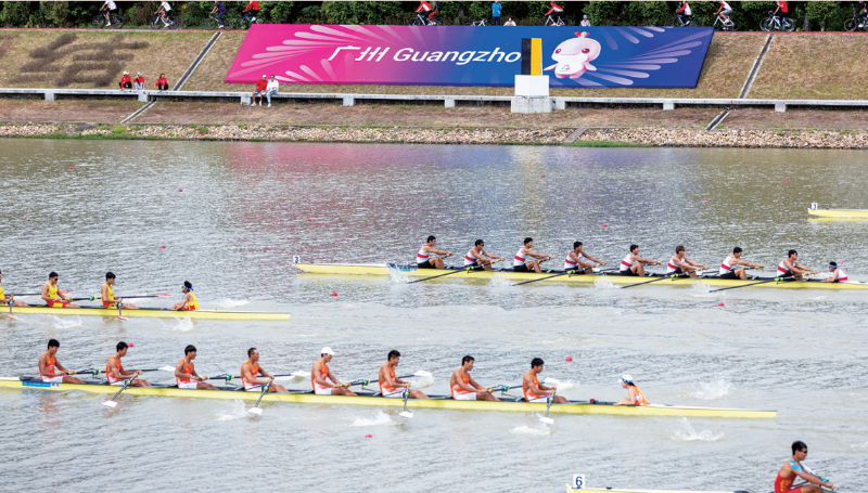 十五運會賽艇項目收官